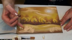 Как нарисовать ХОЛМЫ, СУГРОБЫ и КУСТЫ сухой пастелью. Ближний план.