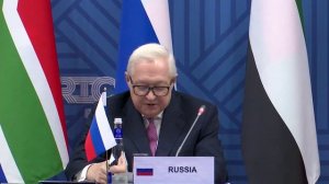 DFM, Russia's Sherpa in BRICS Sergey Ryabkov's remarks at BRICS Sherpas/Sous Sherpas Meeting