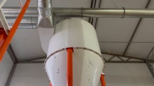 Циклон аспирации S-M #мукомольноеоборудование #мельница #производствомуки #мельничноеоборудование