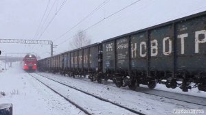 Зимние Поезда на Транссибе!