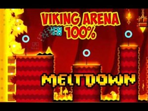 Viking Arena 100% Complete(3 Coins)-Geometry Dash Meltdown-Deam147