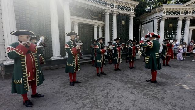 Старинный марш "Морской король". Преображенский духовой оркестр под управлением Евгения Лебедева