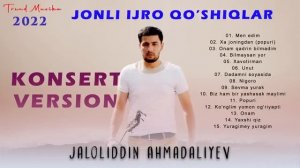 Jaloliddin Ahmadaliyev | Jonli ijro qo'shiqlar | 2022 #3 @MuzSite