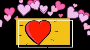 Футаж Видеофон празднично романтический сердечки /Footage Videophone festive romantic hearts