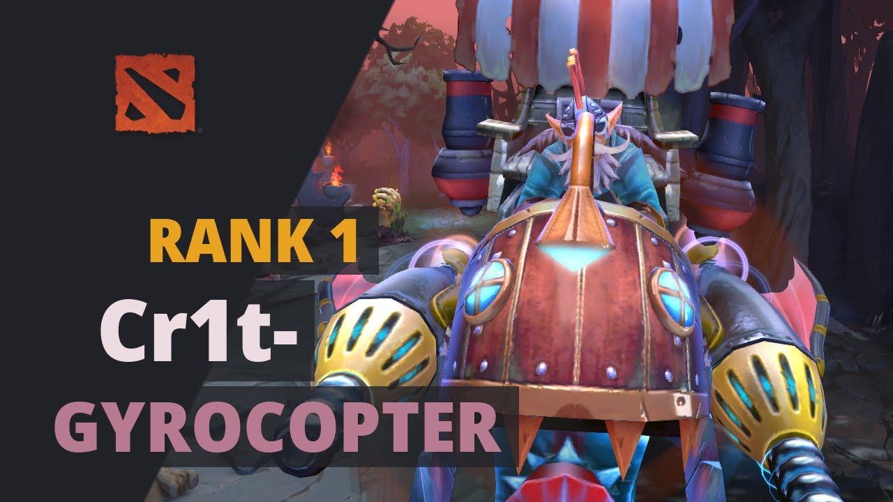 Cr1t- (Rank 1) plays Gyrocopter Dota 2 Full Game смотреть онлайн