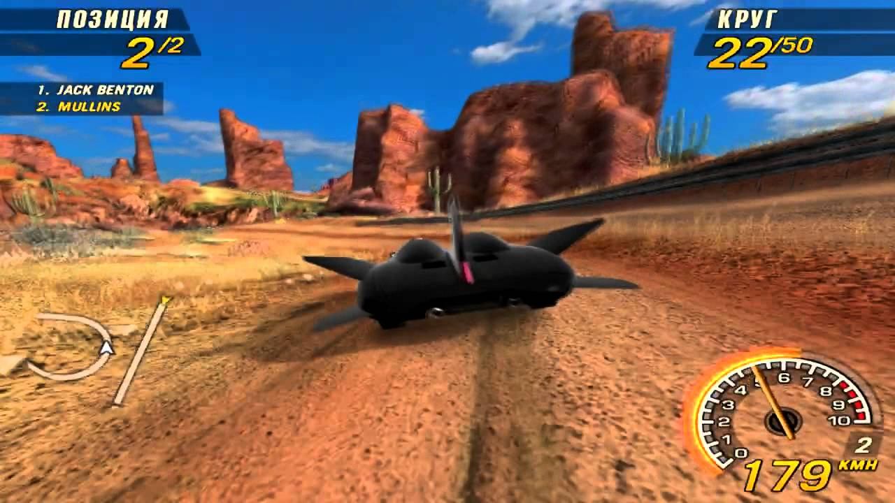 FlatOut 2. Desert Oil Field, Flatmobile, 2x nitro - 40.59 смотреть онлайн