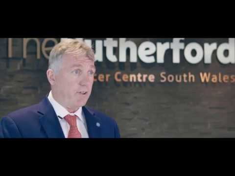 Rigging of IBA proton therapy technology in Newport