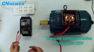 WK600 220V VFD frequency drive inverter for 3 phase ac motor