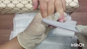 укрепление тонкой пластины/акригель/жидкий полигель#маникюр #дизайн #ногти