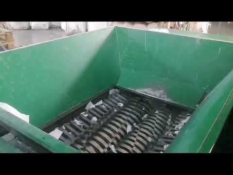 Шредер двухроторный двухвальный 2х30 КВт. Макулатура.
