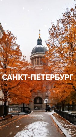 САНКТ-ПЕТЕРБУРГ В НОЯБРЕ: ОЧАРОВАНИЕ ОСЕНИ И ЗИМЫ! 🍂❄️