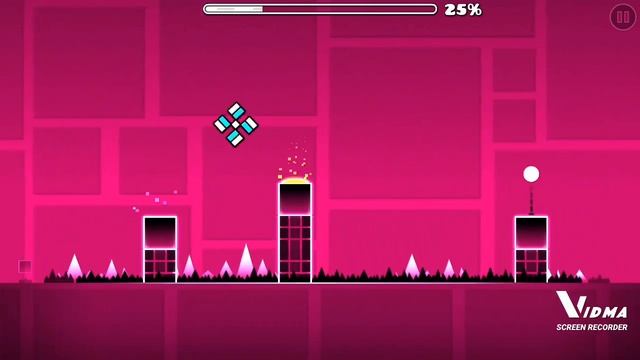 ПРОХОЖДЕНИЕ 2 УРВНЯ НА 3 ЗВЕЗДЫ BACK ON TRACK В GEOMETRY DASH смотреть онлайн