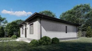 3D ВИЗУАЛИЗАЦИЯ - ПРОЕКТ ДОМА 100 М²