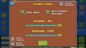 как убрать границу режима с помощью mode camera в geometry dash 2.2? ГДУ #31