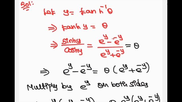 Inverse Hyperbolic Function