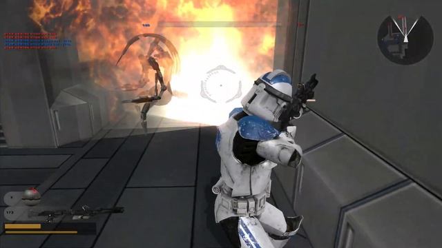 Star Wars: Battlefront II (2005, Remaster Mod) - Clone Troopers vs CIS Battle Droids! смотреть онлайн