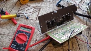 Усилитель мощности Ланзар – установка тока покоя и настройка. ч2