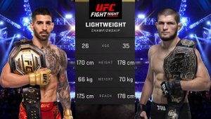 Илия Топурия против Хабиба Нурмагомедова Полный бой - UFC 5