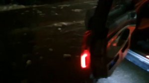 Подсветка ручек . Безопасное открытие двери.