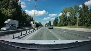 Пример записи с видеорегистратора TrendVision DriveCam Real 4K Signature.