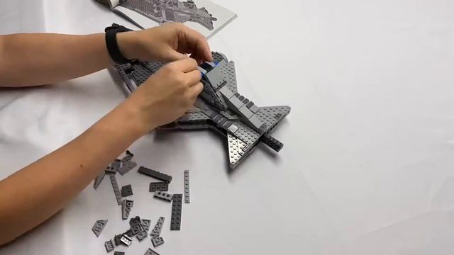 Lego Imperial Light Cruiser time lapse build смотреть онлайн