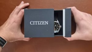 Unboxing 📦 Citizen Eco Drive Field Watch (AW-5000-24E)
