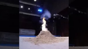 Бурная реакция взаимодействия калия с водой.