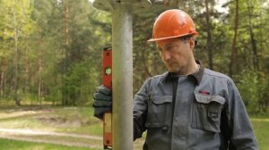 Закручивание свай гидровращателем. Сваи с фланцем