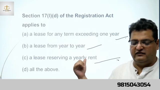 Judicial Preparation Through Mcqs _ Registration Act _ By Raj Sir | Just Law Academia