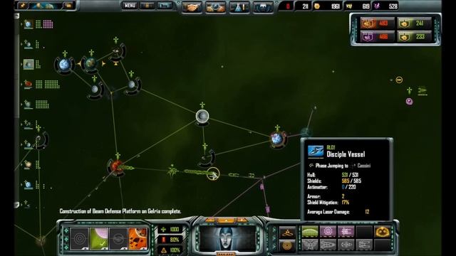 Sins of a Solar Empire: Rebellion - Advent Gameplay - Battle 1  - S01E06 - Oohh this AI is good!