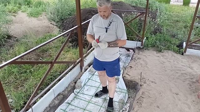 Делаем русскую печь в беседке 1часть#русскаяпечь #беседка