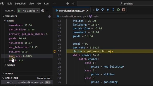 Python Debug (Function Trace)