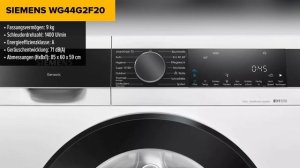 TOP–6. Die besten Siemens Waschmaschinen. Test & Vergleich 2024 | Deutsch