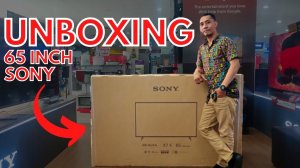 UNBOXING 65 INCH SONY BIKIN KAGET TAU HARGANYA || SONY KD 65X75K