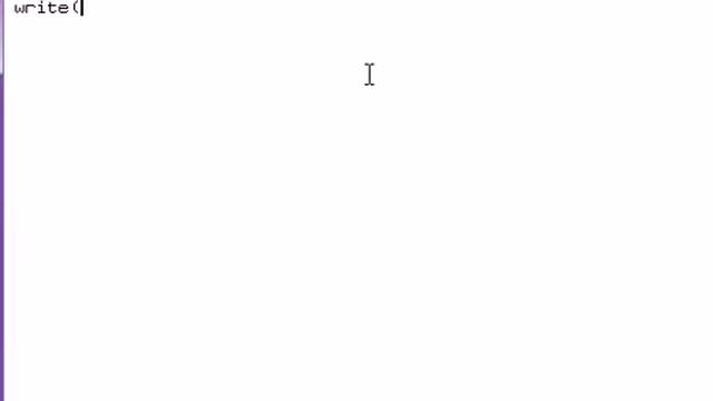 [programming exercise -- Pascal] hello world