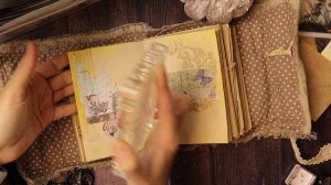Винтажик / Быстрый разворот в блокнот / оформление блокнота своими руками / скраподелие,  Яна