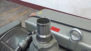 Busch Rotary Vane Vacuum Pump Demonstration