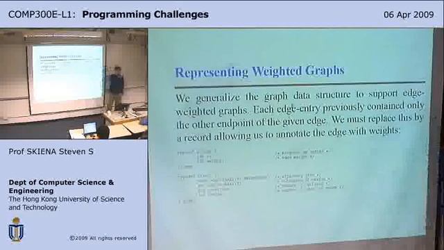 Lecture 19 - Graph Algorithms