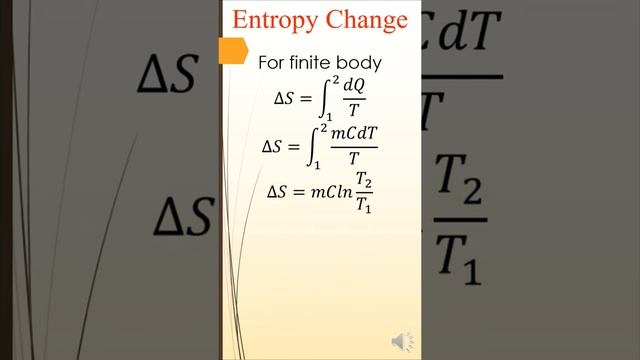 Entropy Change For Finite Body | Change in Entropy During phase Change | Thermodynamics in Hindi