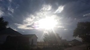 Красивое солнечное сияние (07.08.2019)