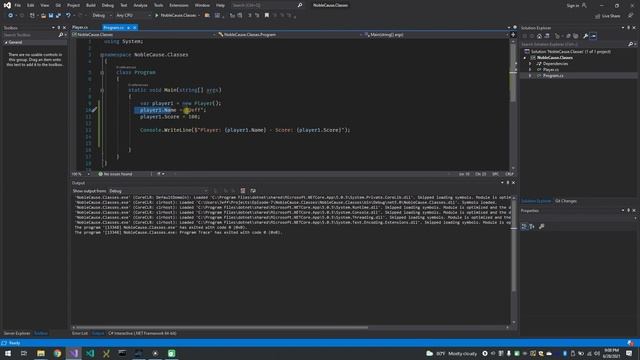 Learning c sharp for Beginners | C# | Classes - ep7| Learn to Code In 20 Minutes