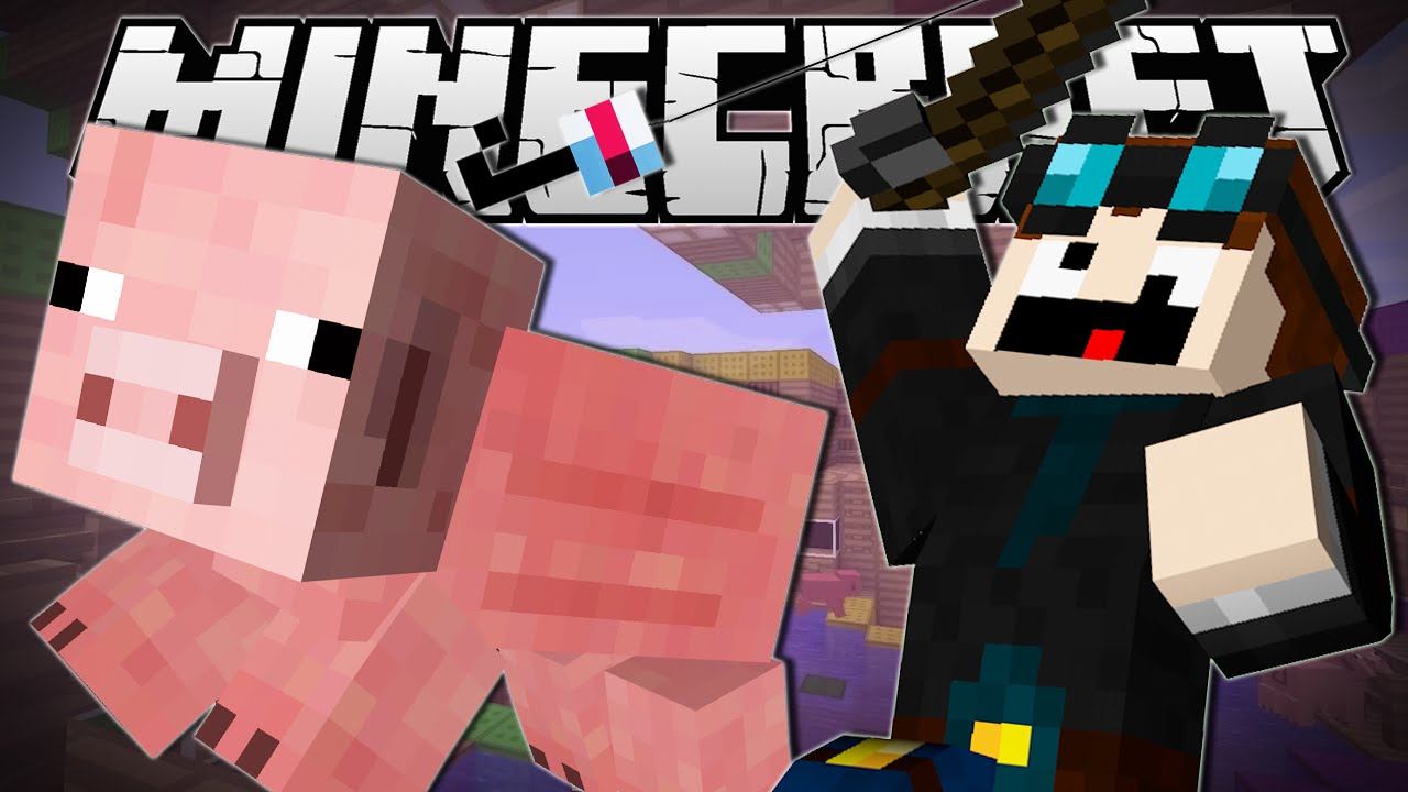Minecraft | EXPERT PIG FISHERMAN!! | Party Games Minigame смотреть онлайн