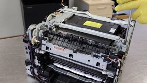How to replace fuser HP Color LaserJet CP1515 CP2025 printer.