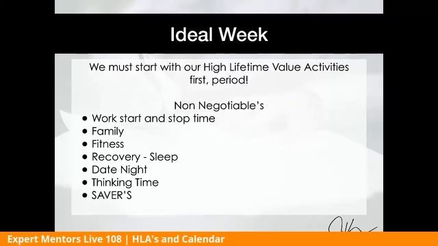 EML 108 - HLA's and Calendar with John Kitchens смотреть онлайн