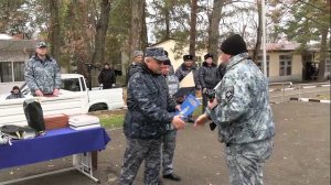 В Каменском районе Ростовской области состоялась смена сводного отряда полиции