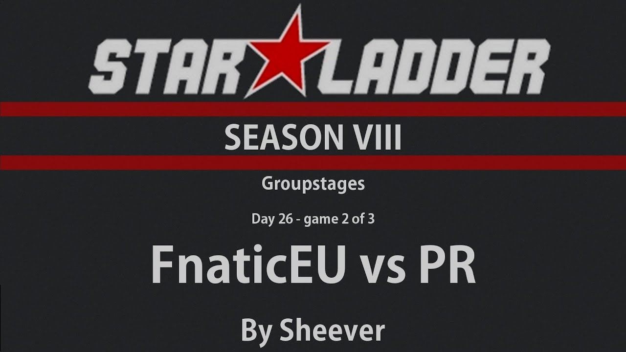 Dota 2 - FnaticEU vs Power Rangers - StarLadder Season VIII смотреть онлайн