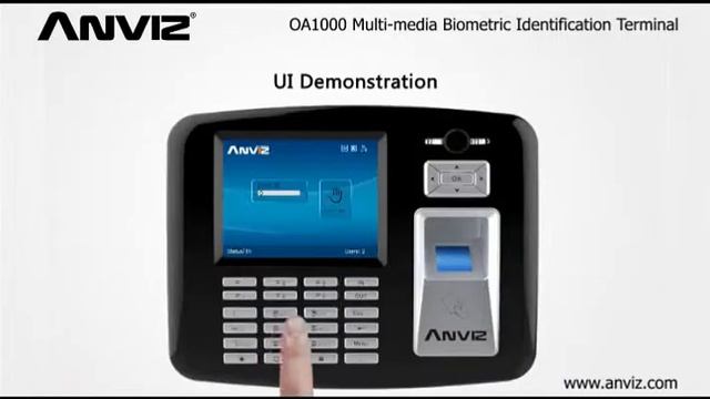 Мультимедийный биометрический терминал Anviz OA1000