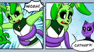 Space Riders Ep1 - DogDay and CatNap Smiling Critters - Poppy Playtime Chapter 3┃Comic dub