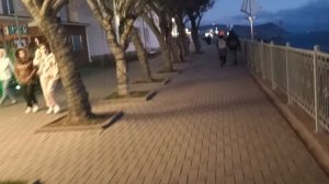 Анапа. Вечерняя набережная. Маяк. 27 ноября 2024. 17.30