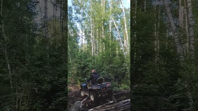Через разрушенный мост на квадроциклах #atv #shorts смотреть онлайн